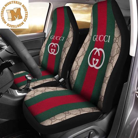 gucci genuine leather seat covers|Gucci baby car seat covers.